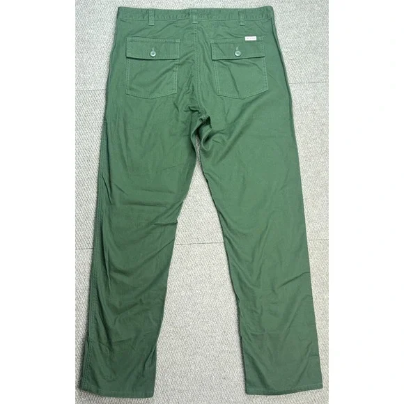 Topo Designs Men's Green Chino Slash Pockets Pants Size 36 R - Picture 9 of 11